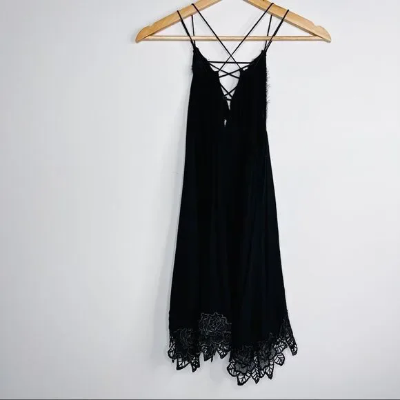 Free People Wicked Spell Dress or Tunic Top Black - Picture 6 of 10